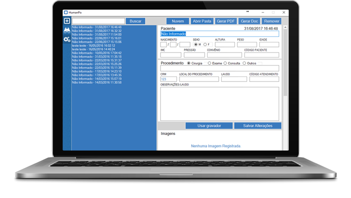 Software HumanPix para grava&ccedil;&atilde;o, edi&ccedil;&atilde;o e nuvem